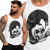 TANK TOP HORROR  SKULL CROW